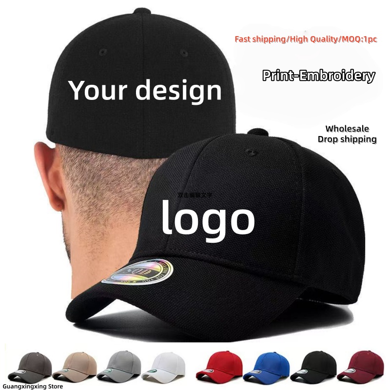 Embroidery Alphabet Designs - Custom Logo Cap Rear Closed Sports