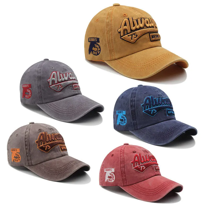 Embroidery Alphabet Designs - 2025 Spring/Summer Unisex Cotton Baseball Cap