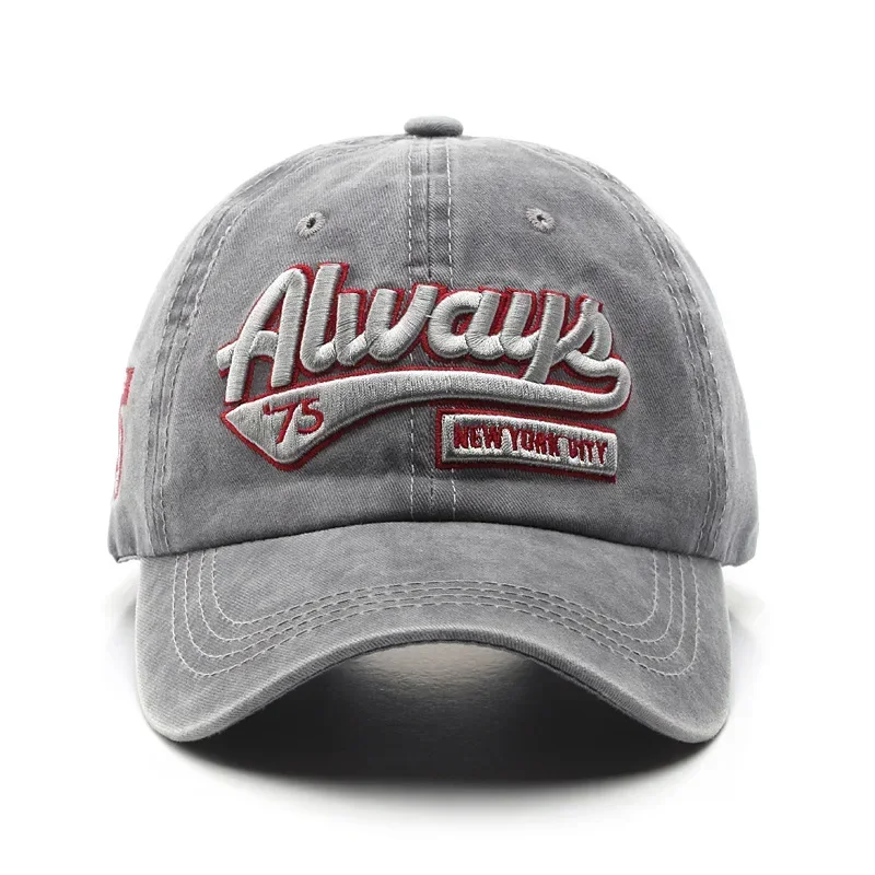 Embroidery Alphabet Designs - Spring/Summer Unisex Cotton Baseball Cap Vintage