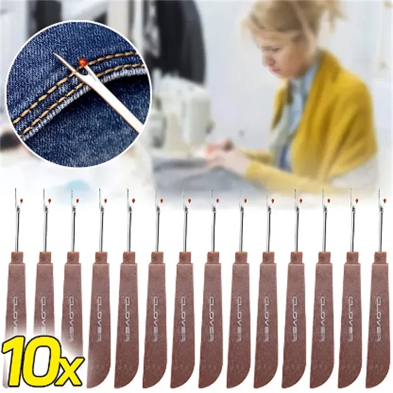 Embroidery Removal Tool - 1/10Pcs Steel Thread Cutter Wooden Plastic
