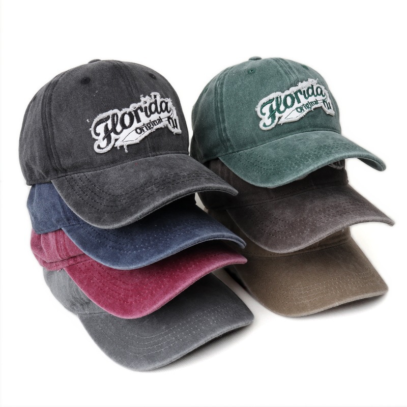 Embroidery Alphabet Designs - 2026 Spring/Summer Unisex Cotton Baseball Cap