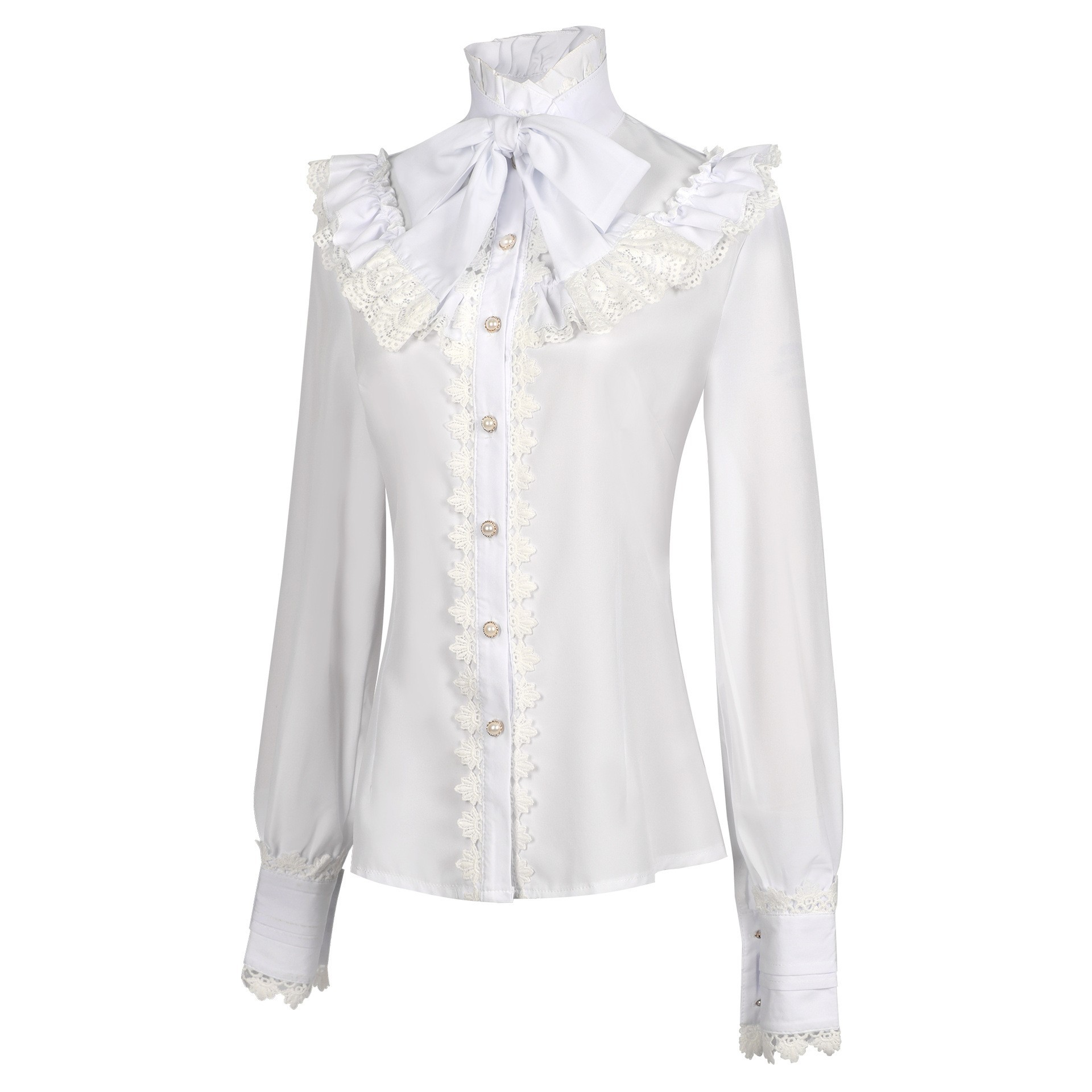 Embroidery Shirt - New Arrival Women's Victorian Gothic Shirt,