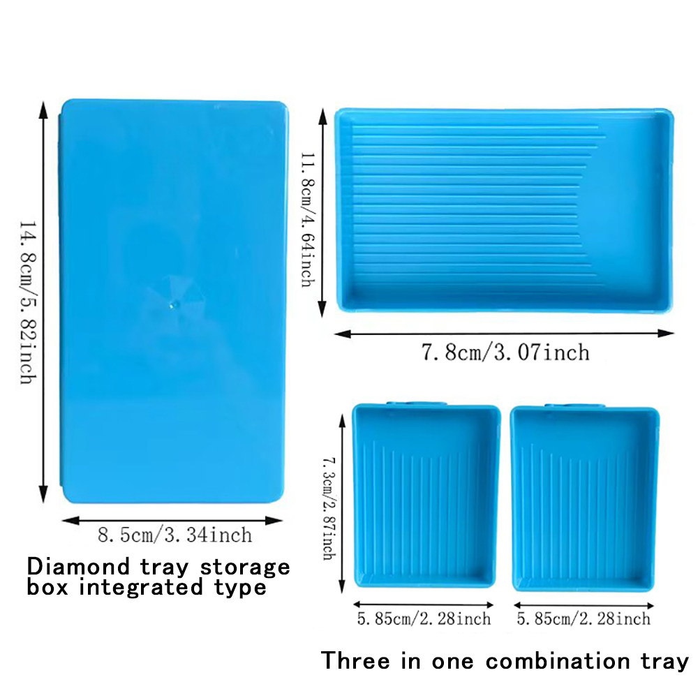 Diamond Painting Tray with Lid - Embroidery Details 评论和价格