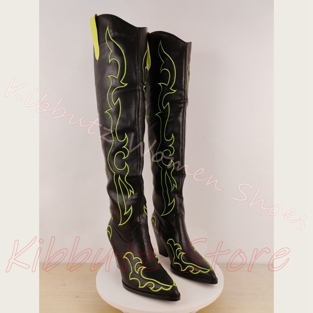 Embroidery Western Cowboy Boot - Embroidery Yes 评论和价格