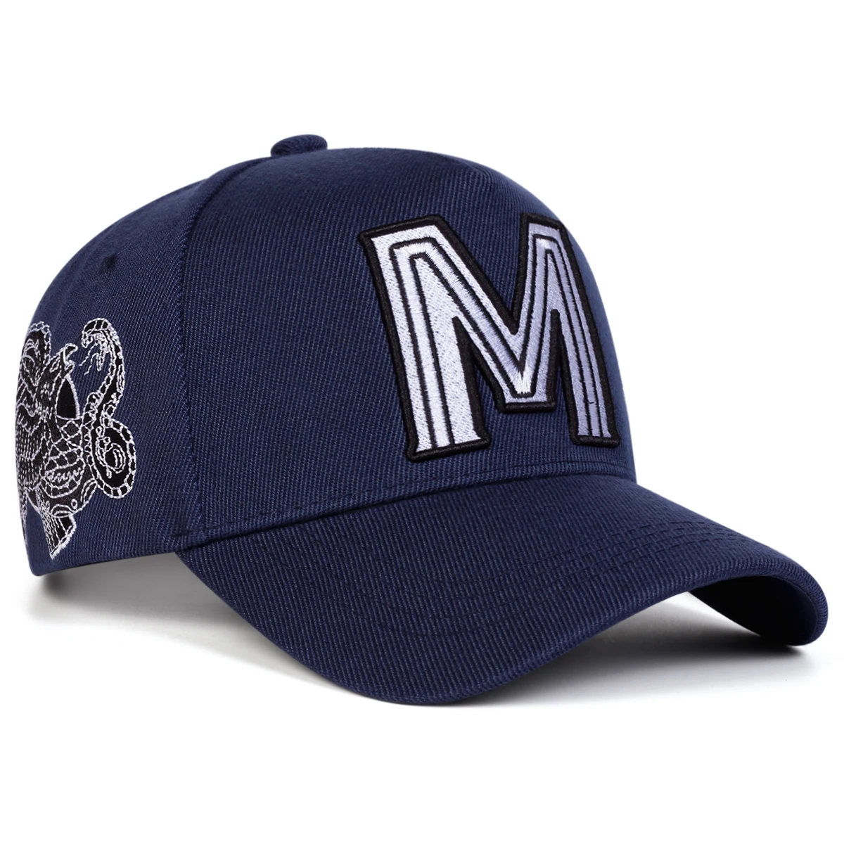 Unisex M Letter Embroidery Bas - Embroidery Letter M 评论和价格