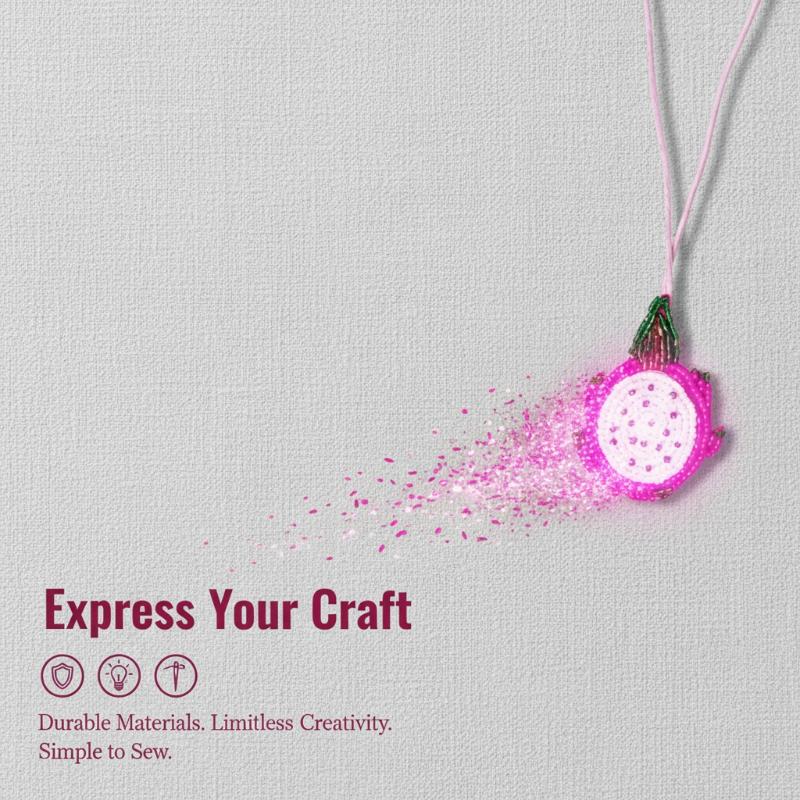 Bead Tassel Patch 20PCS Rope B - Embroidery Flower Pattern 评论和价格