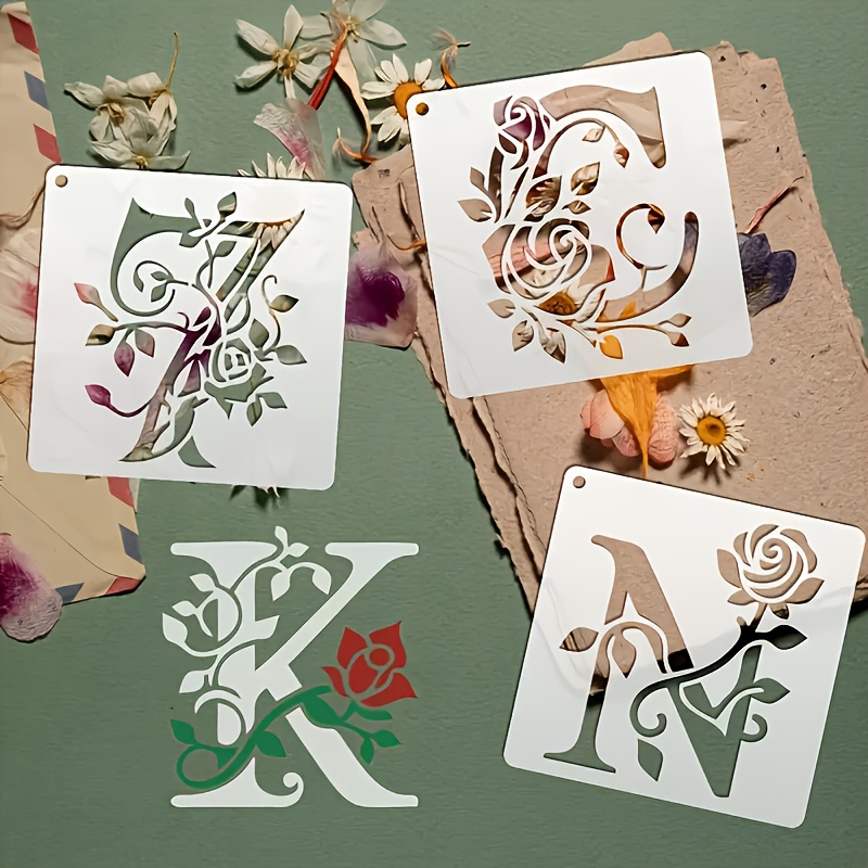 36pcs/Set PET Plastic Alphabet - Embroidery Alphabet Designs 评论和价格