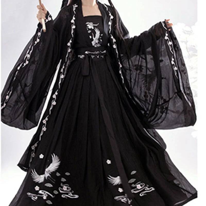 Chinese Ancient Hanfu Women's  - Embroidery Shirt 评论和价格