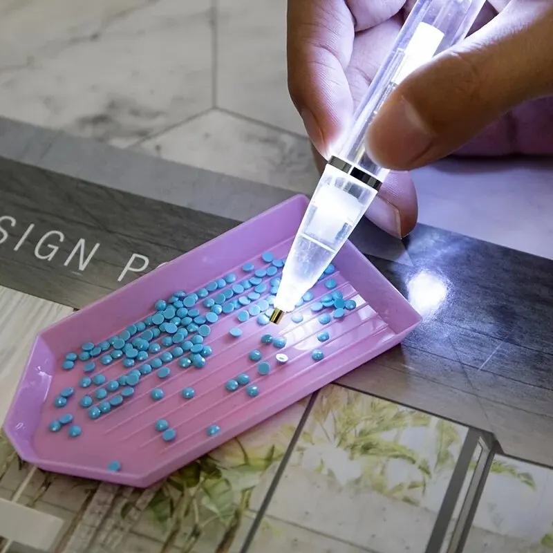 LED Light Diamond Painting Pen - Embroidery Computer 评论和价格