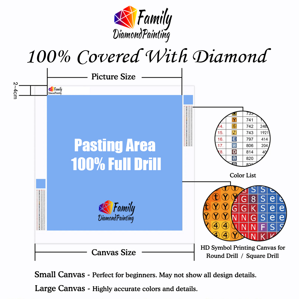 Diamond Painting Family Full F - Embroidery Egg 评论和价格