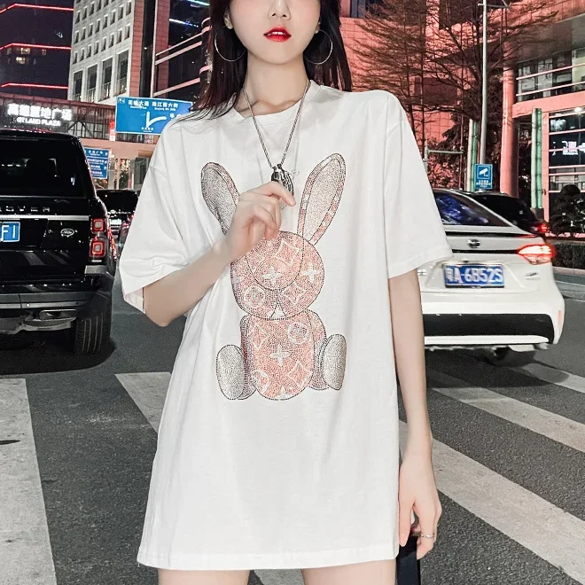 Women's Summer Casual T-Shirt: - Embroidery Shirt 评论和价格