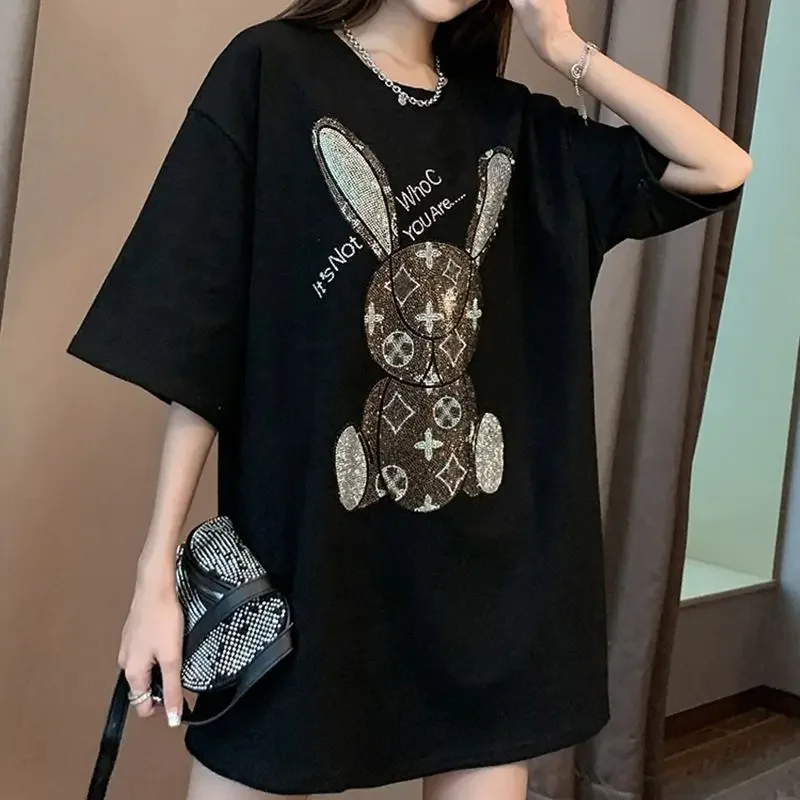 Women's Summer Casual T-Shirt: - Embroidery Shirt 评论和价格