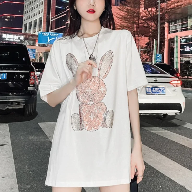 Women's Summer Casual T-Shirt: - Embroidery Shirt 评论和价格