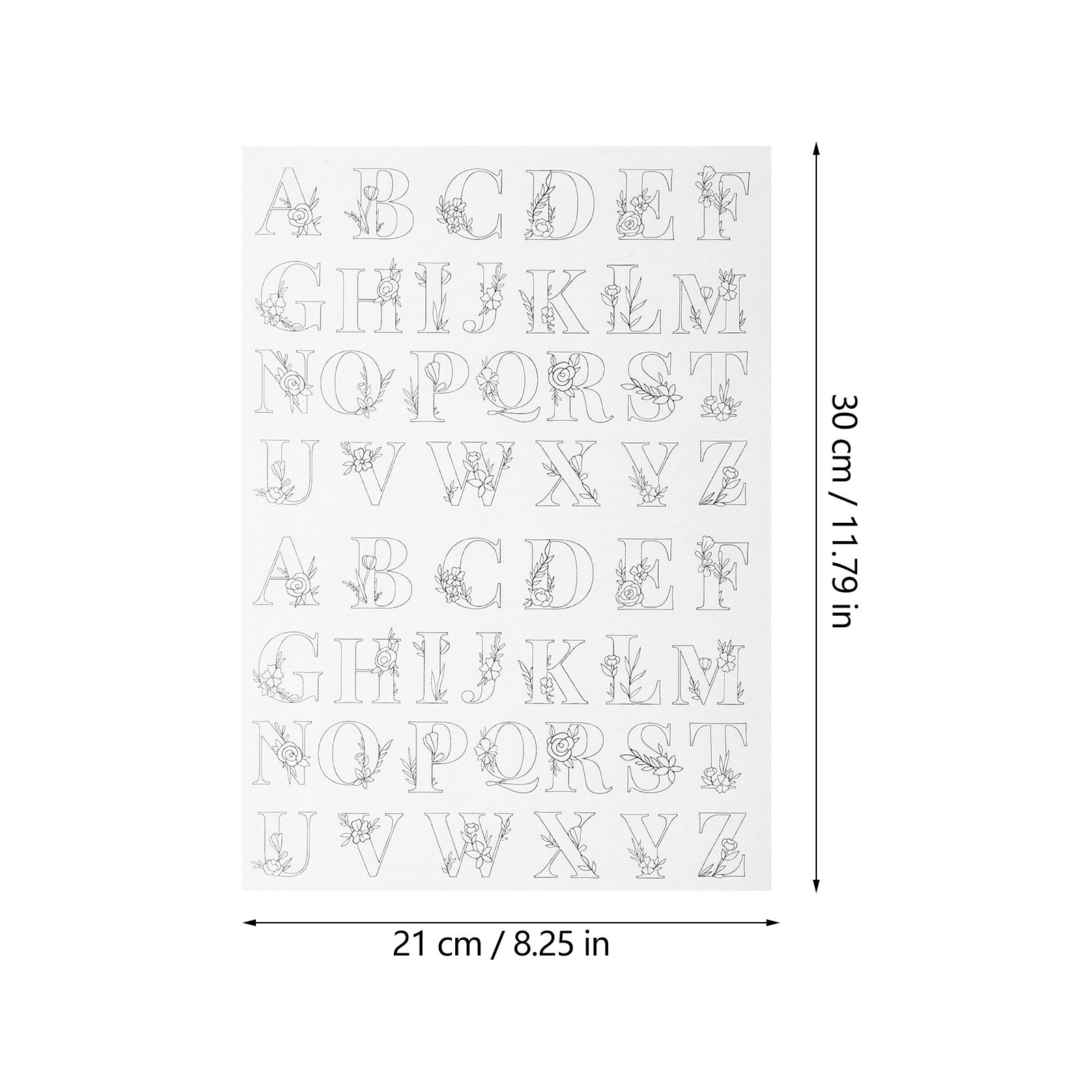 2 Pcs Alphabet Embroidery Stab - Embroidery Alphabet Designs 评论和价格