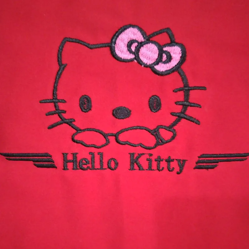 Cute Embroidery Hello Kitty Dr - Embroidery Apron 评论和价格