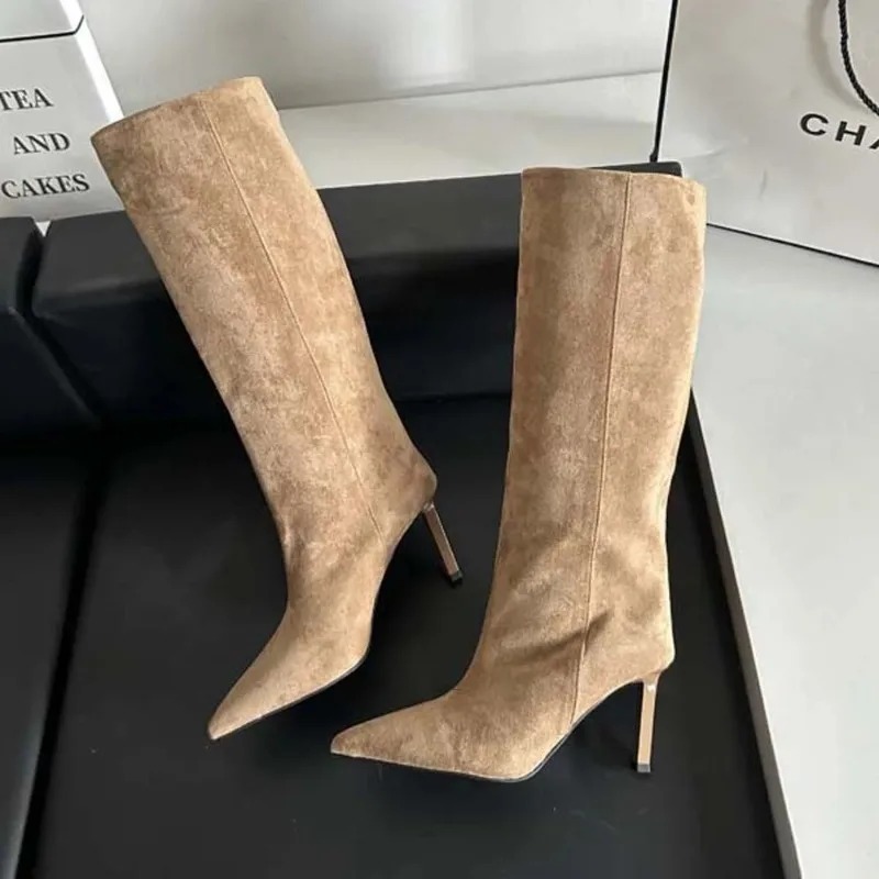 Luxury Women Long Boots Fashio - Embroidery Yes 评论和价格