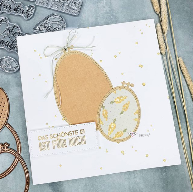 Piggy Craft metal cutting dies - Embroidery Egg 评论和价格