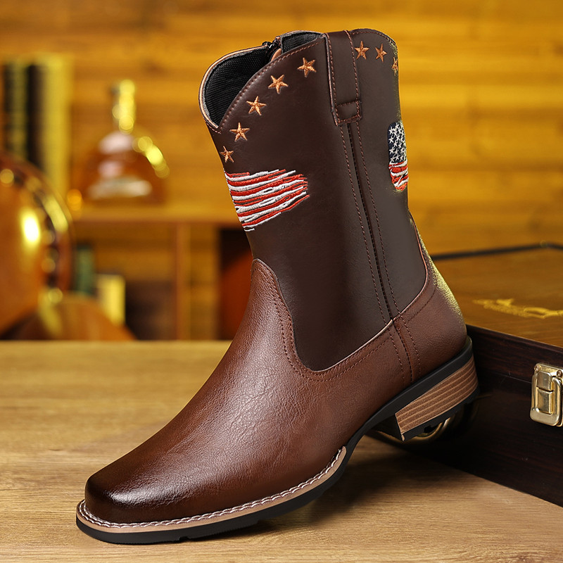 New Brand Men High Boots Embro - Embroidery Yes 评论和价格
