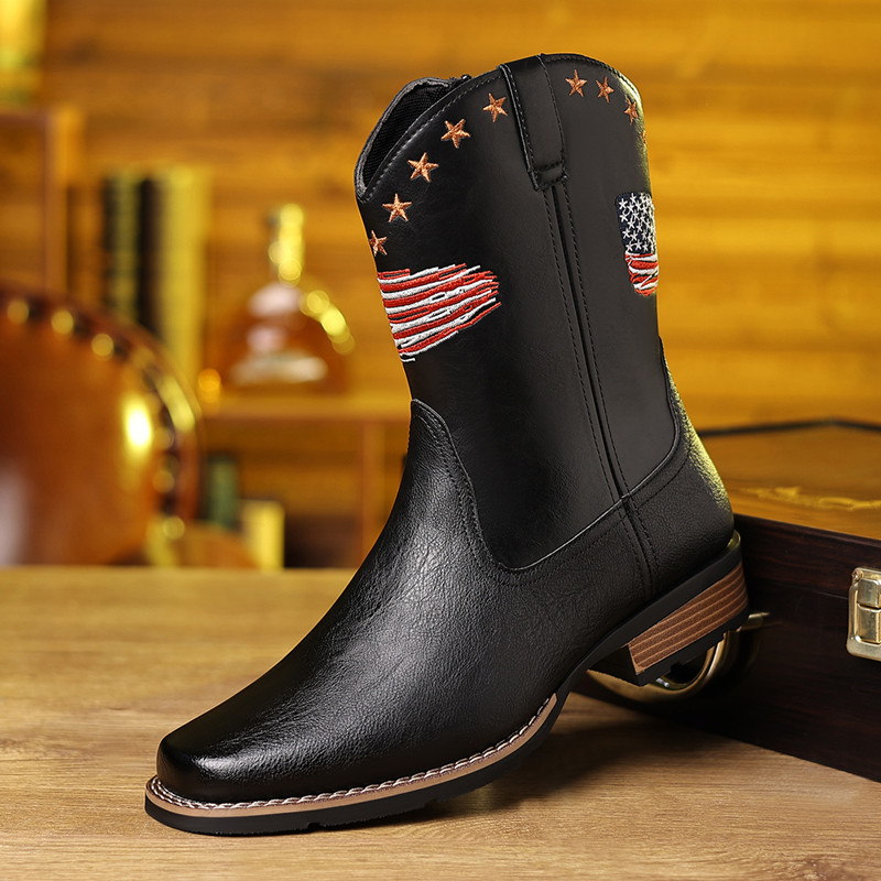 New Brand Men High Boots Embro - Embroidery Yes 评论和价格
