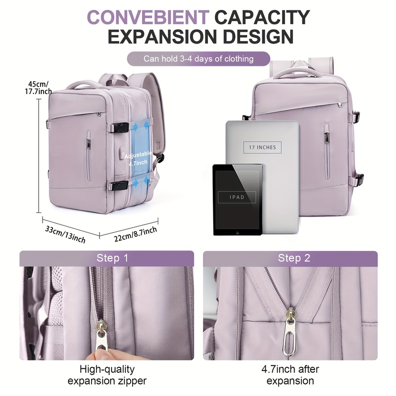 Hiking Backpack Large Capacity - Embroidery Computer 评论和价格