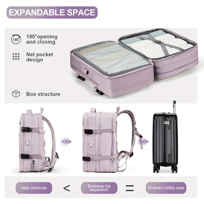Hiking Backpack Large Capacity - Embroidery Computer 评论和价格