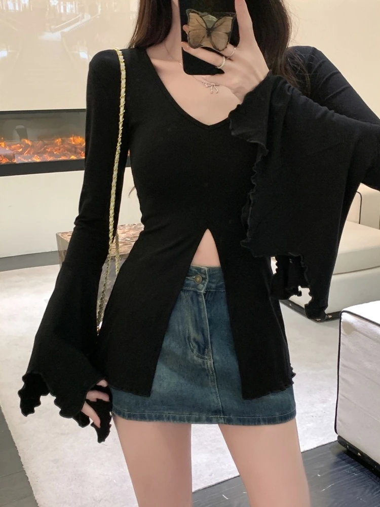 Vintage Y2K T-Shirt for Women, - Embroidery Shirt 评论和价格