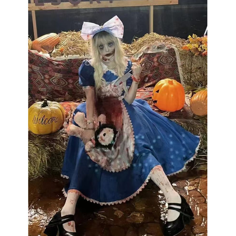 Original Dress Set Halloween L - Embroidery Apron 评论和价格