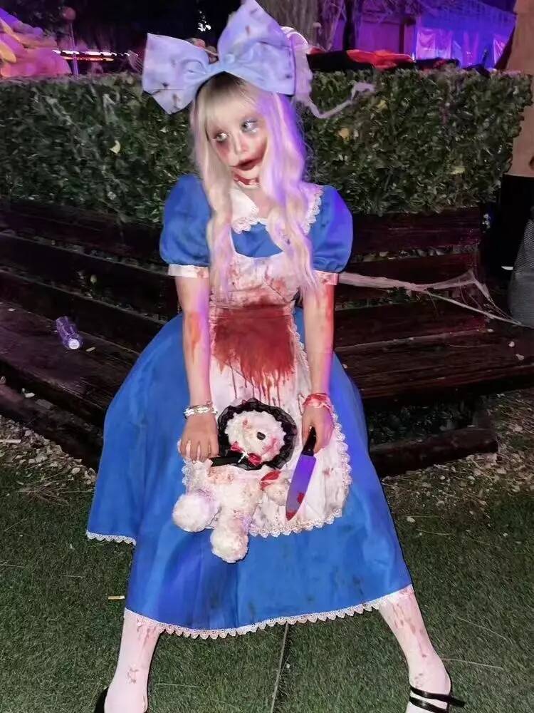 Original Dress Set Halloween L - Embroidery Apron 评论和价格