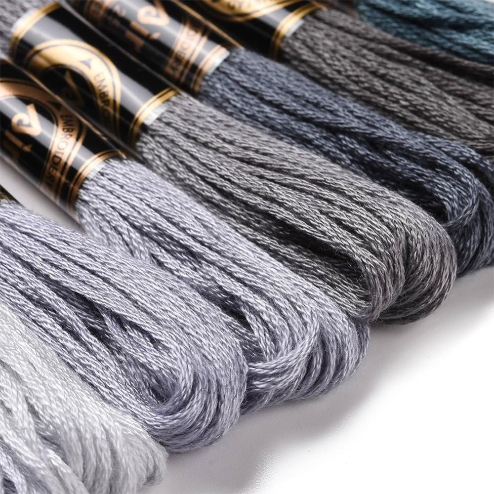 8 Skeins 70 Yards Grey Friends - Embroidery Computer 评论和价格