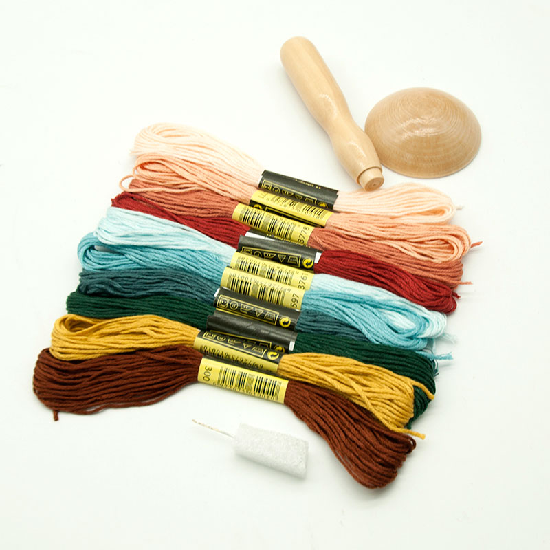 Darning Supplies Kit Wood Darn - Embroidery Egg 评论和价格