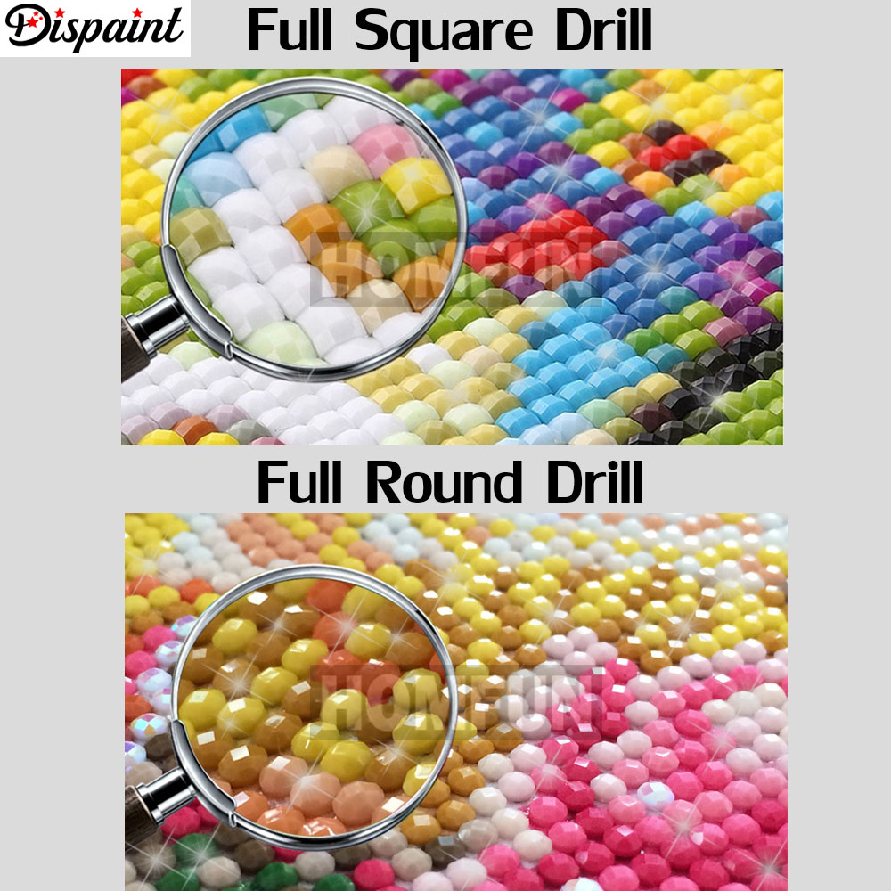 Dispaint Full Diamond Embroide - Embroidery Roll Pattern 评论和价格