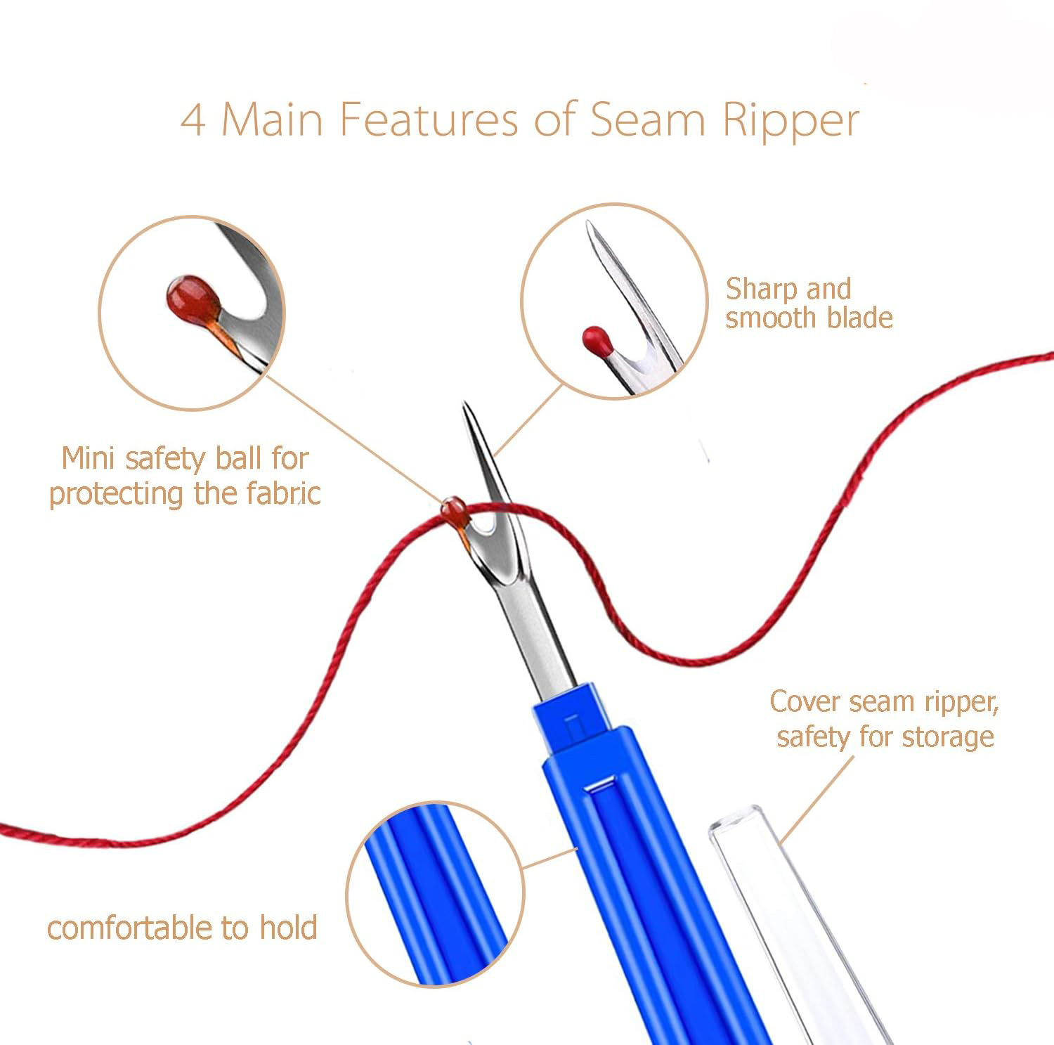 Sewing Seam Ripper Kit  Sewing - Embroidery Removal Tool 评论和价格