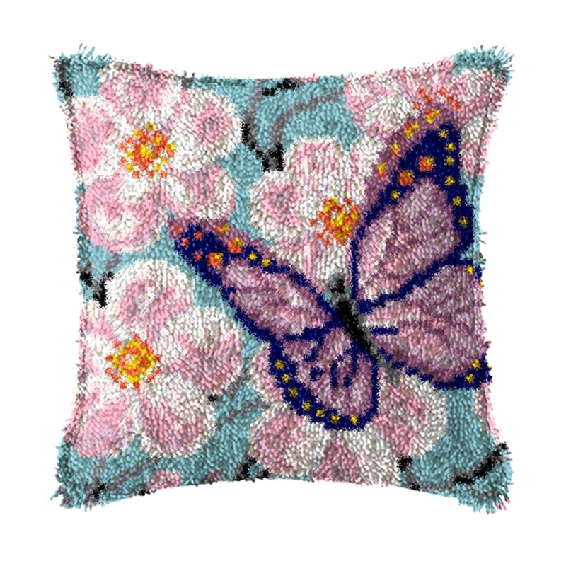 Flowers Plant Latch Hook Kit K - Printed Embroidery Kit 评论和价格