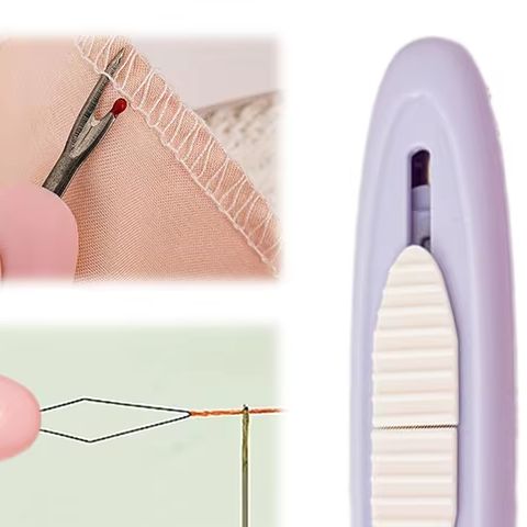 2 In 1 Needle Threader Seam Ri - Embroidery Removal Tool 评论和价格