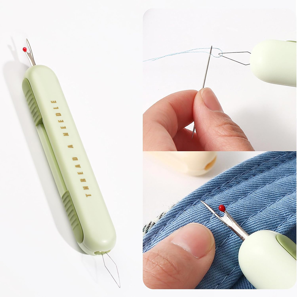 2 in 1 Needle Threader Seam Ri - Embroidery Removal Tool 评论和价格