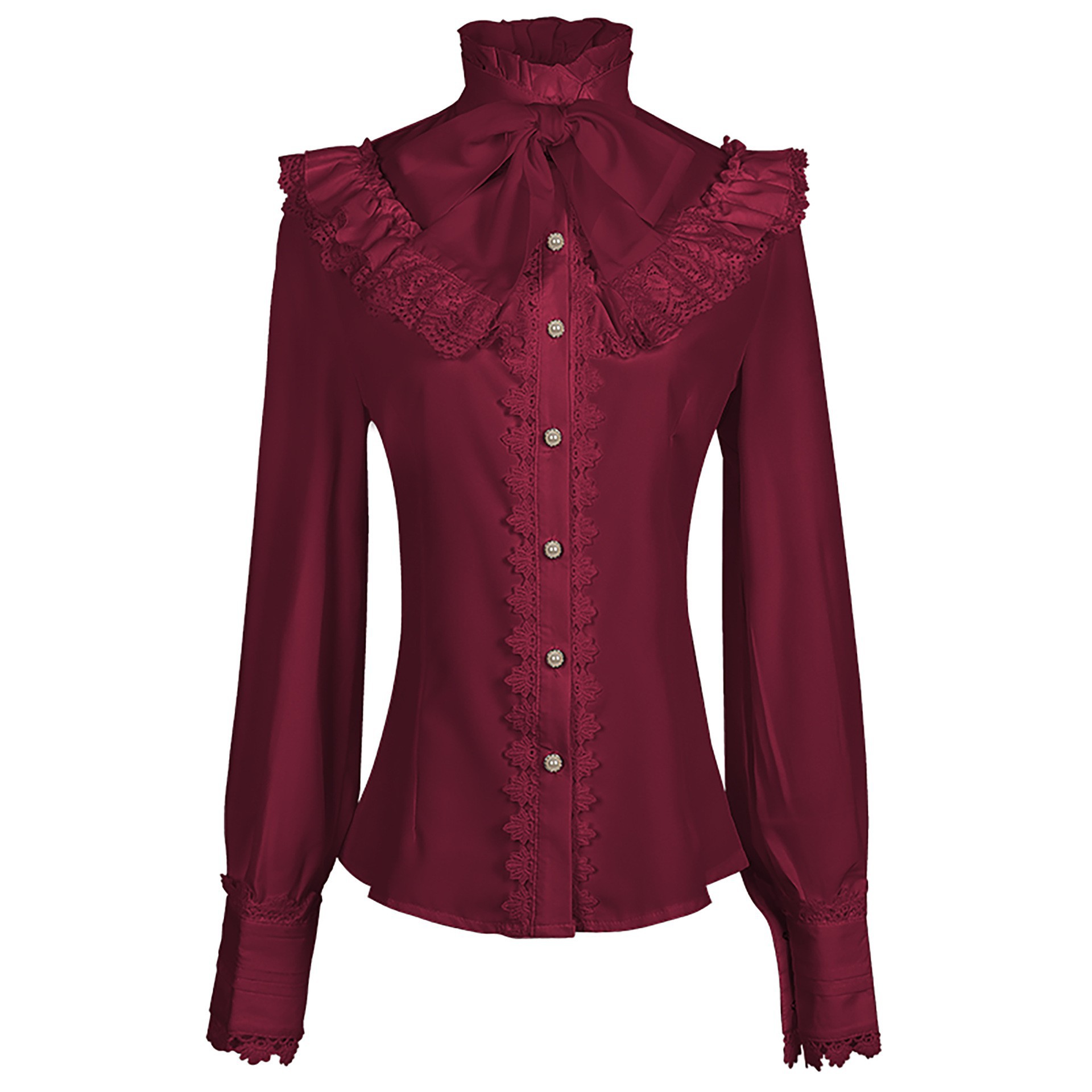 New Arrival Women's Victorian  - Embroidery Shirt 评论和价格