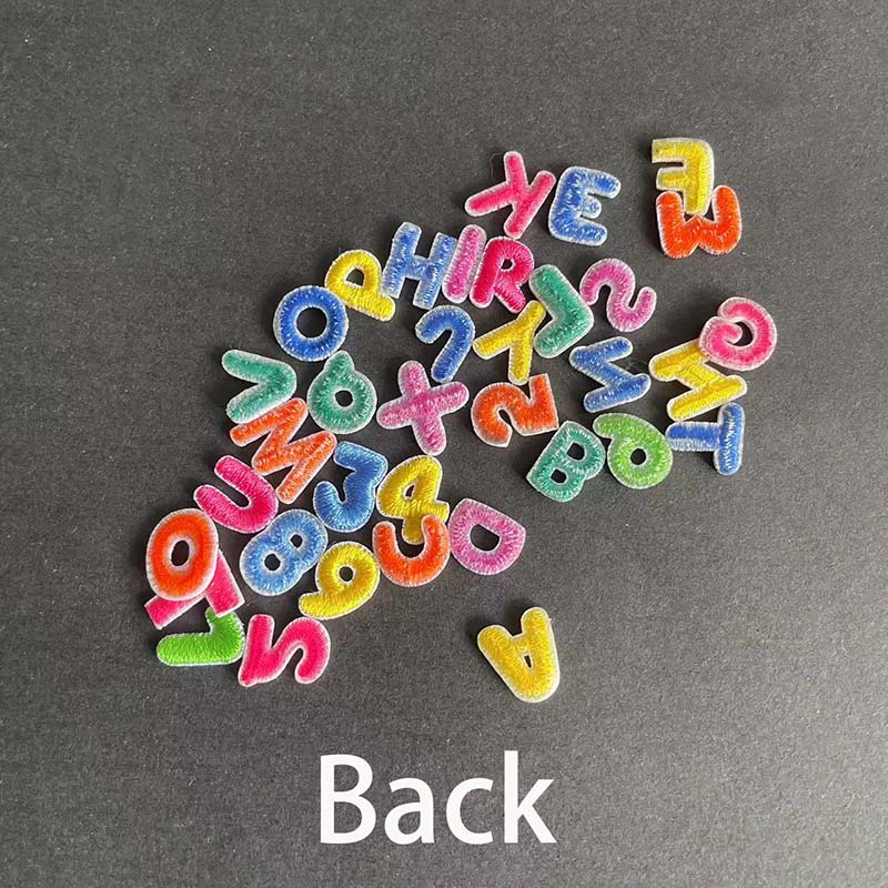 0-9 Cartoon Tiny Number Patche - Embroidery Letter M 评论和价格