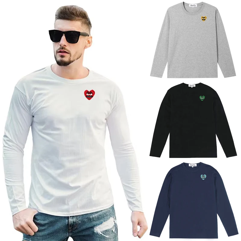 Break Egg Men Long-sleeved T-s - Embroidery Egg 评论和价格