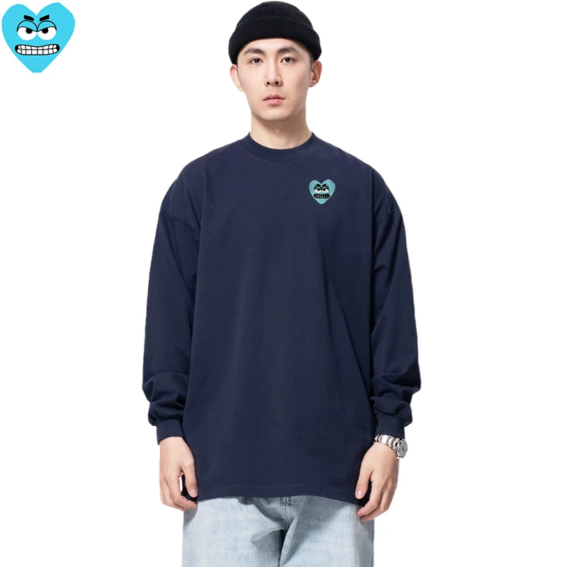 Break Egg Men Long-sleeved T-s - Embroidery Egg 评论和价格