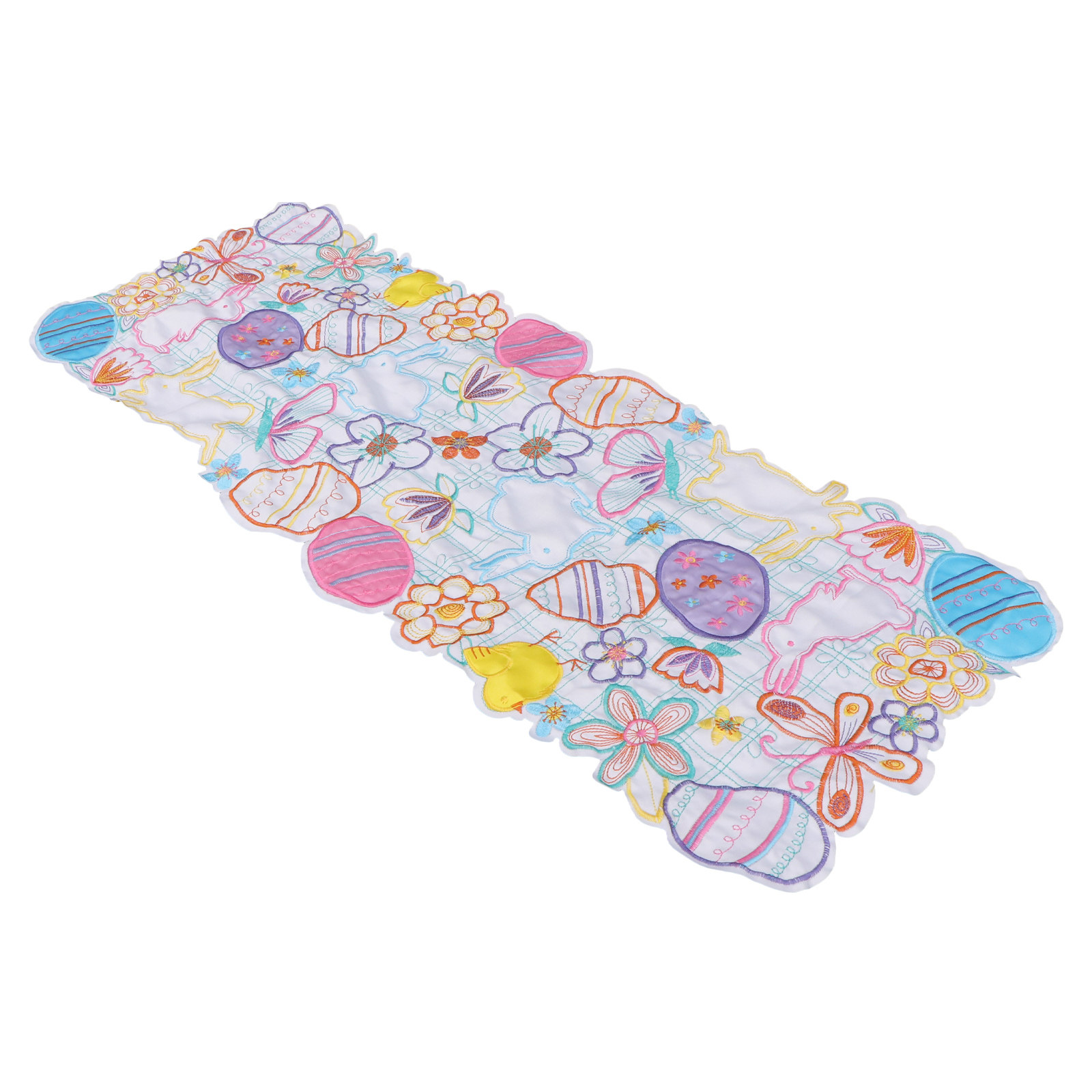 1Pcs Easter Egg Rabbit Placema - Embroidery Egg 评论和价格