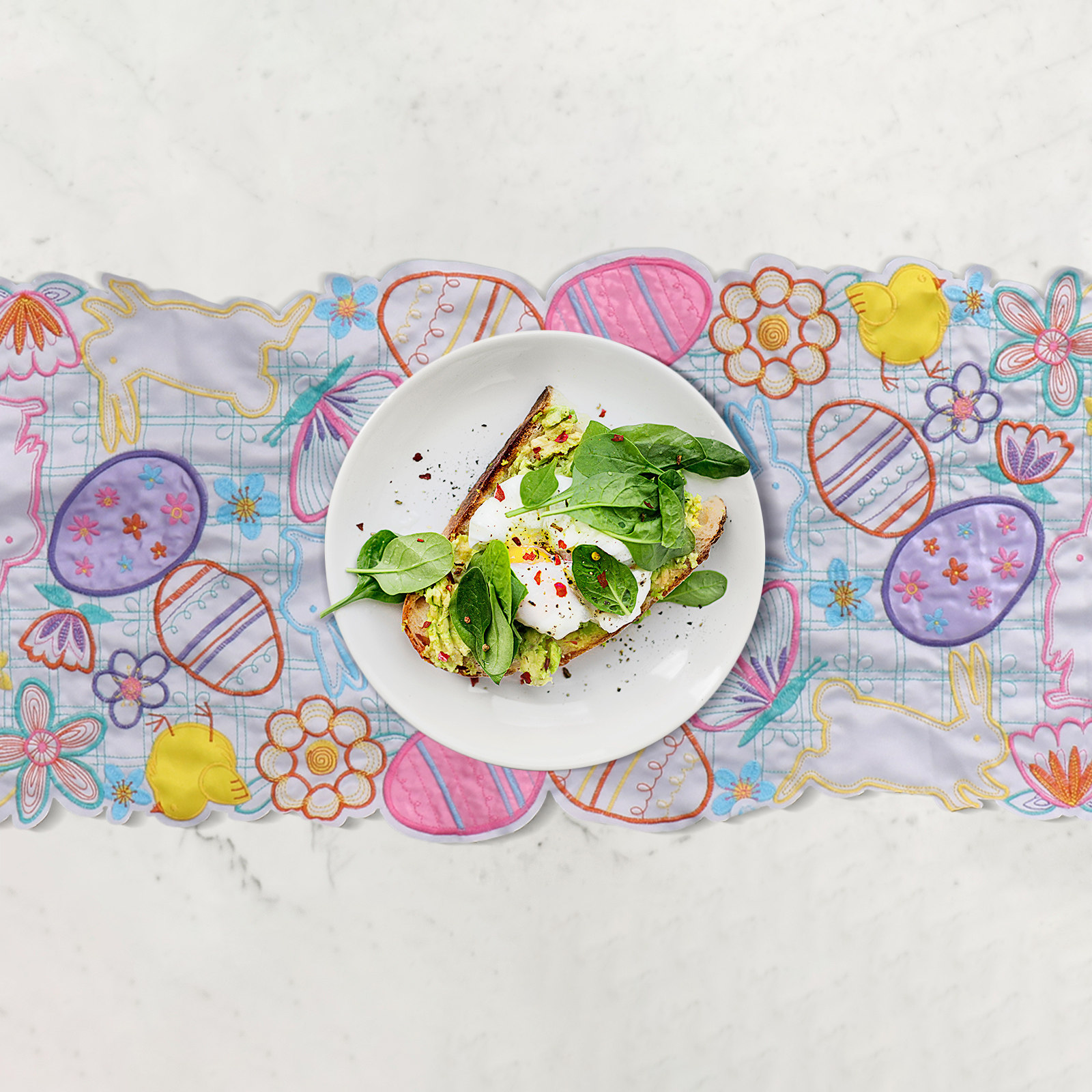 1Pcs Easter Egg Rabbit Placema - Embroidery Egg 评论和价格