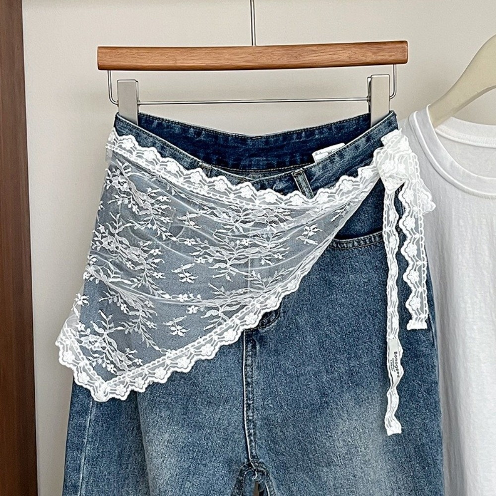Harajuku Y2K Triangle Apron Fl - Embroidery Apron 评论和价格