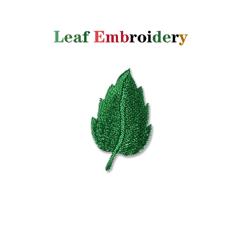5Pcs Leaf Embroidery Parches R - Embroidery Letter M 评论和价格