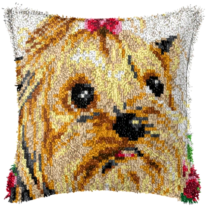 Cute Animal Latch hook rug kit - Printed Embroidery Kit 评论和价格