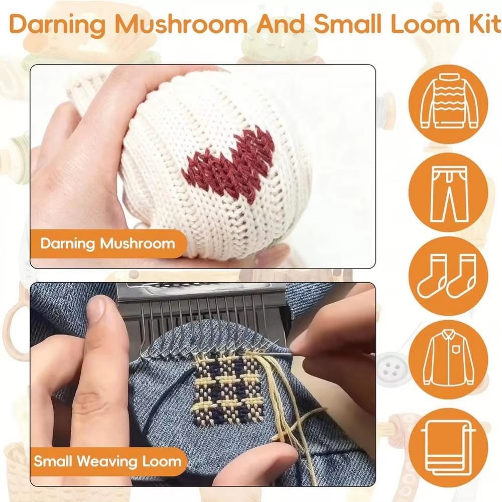 DIY Crafts Sock Darning Kit Eg - Embroidery Egg 评论和价格