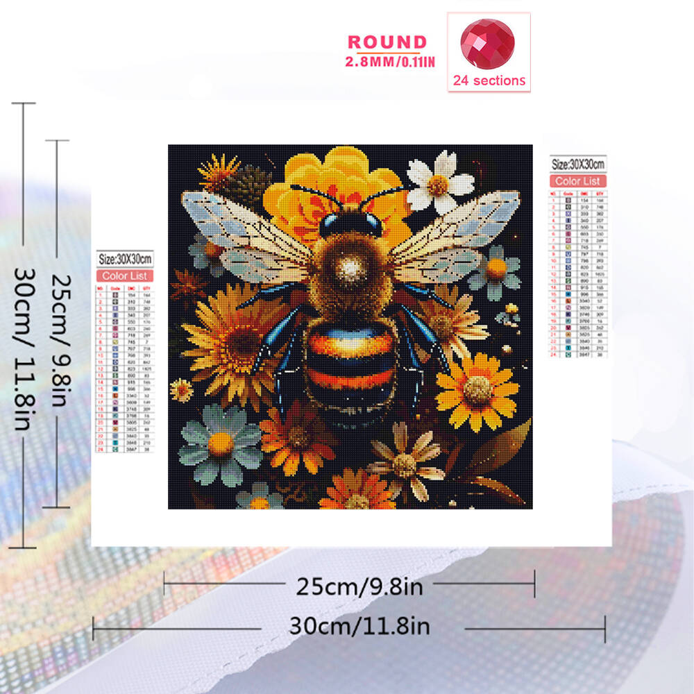Evershine 5D DIY Diamond Embro - Embroidery Flower Pattern 评论和价格