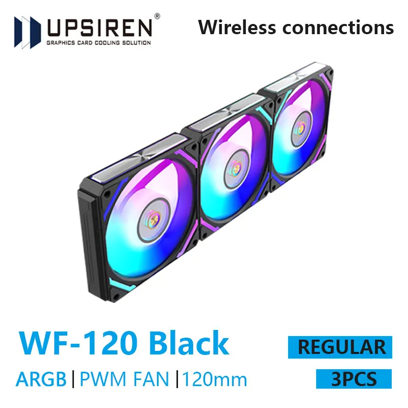 UPSIREN WF-120 ARGB PWM 3PCS C - Embroidery Computer 评论和价格
